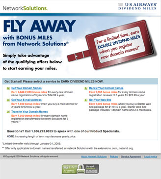 Landing Page - Fly Away